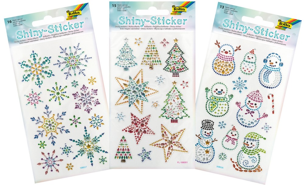 Shiny-Sticker Weihnachten
