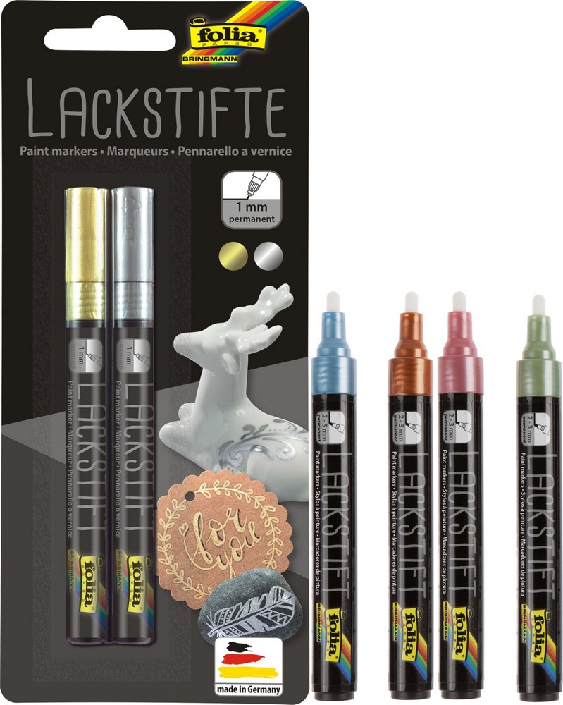 Lackmaler-Set 6er 2-3mm