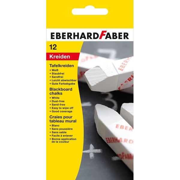 Tafelkreide  wei�, 12er
