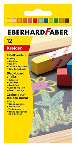 Tafelkreide  bunt, 12er