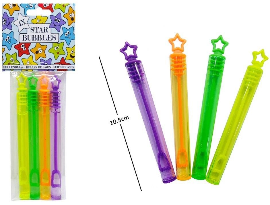 Geschenk-Mini Seifenblasen STERNE 4er
