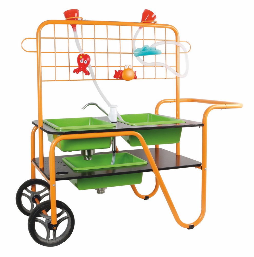 Mobiler Sand- und Wassertisch  -Matsch-Spa�-