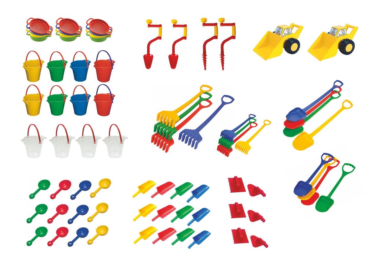 Sandspiel-Set KIGA 76-tlg
