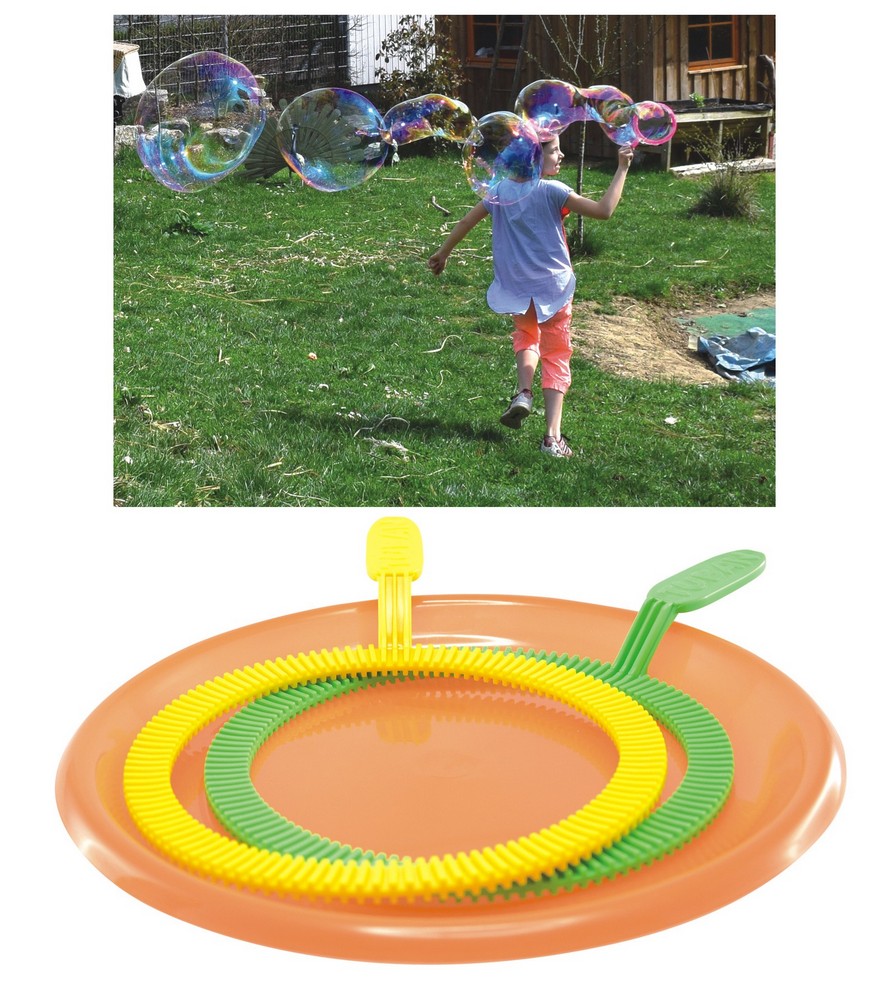 Seifenblasen- Riesenseifenblasen-Set 4-teilig